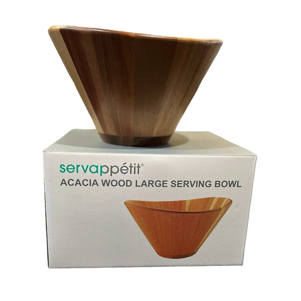 Servappetit Acacia Wood Serving Bowl